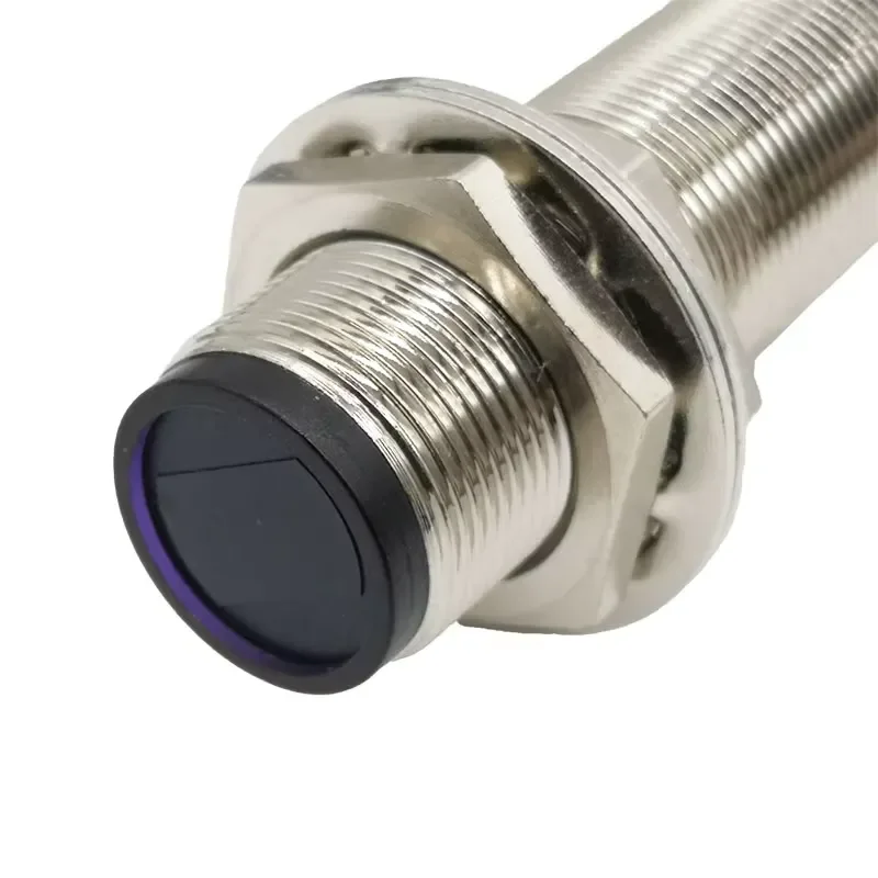 M18 cylinder photoelectric sensor diffuse reflective high-performance diffuse-reflective sensor 0-30cm adjustable