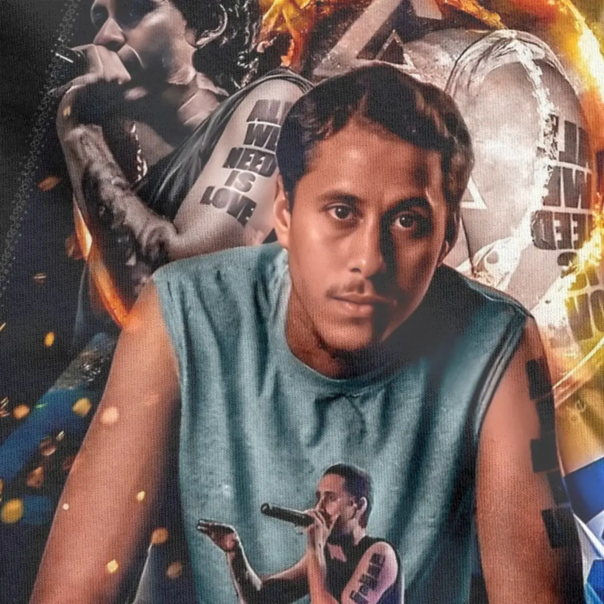 Summer Canserbero Rapper Hip Hop Men Women T Shirts Outfits Crazy Tee Shirt T-Shirts 100% Cotton Gift Idea Clothing