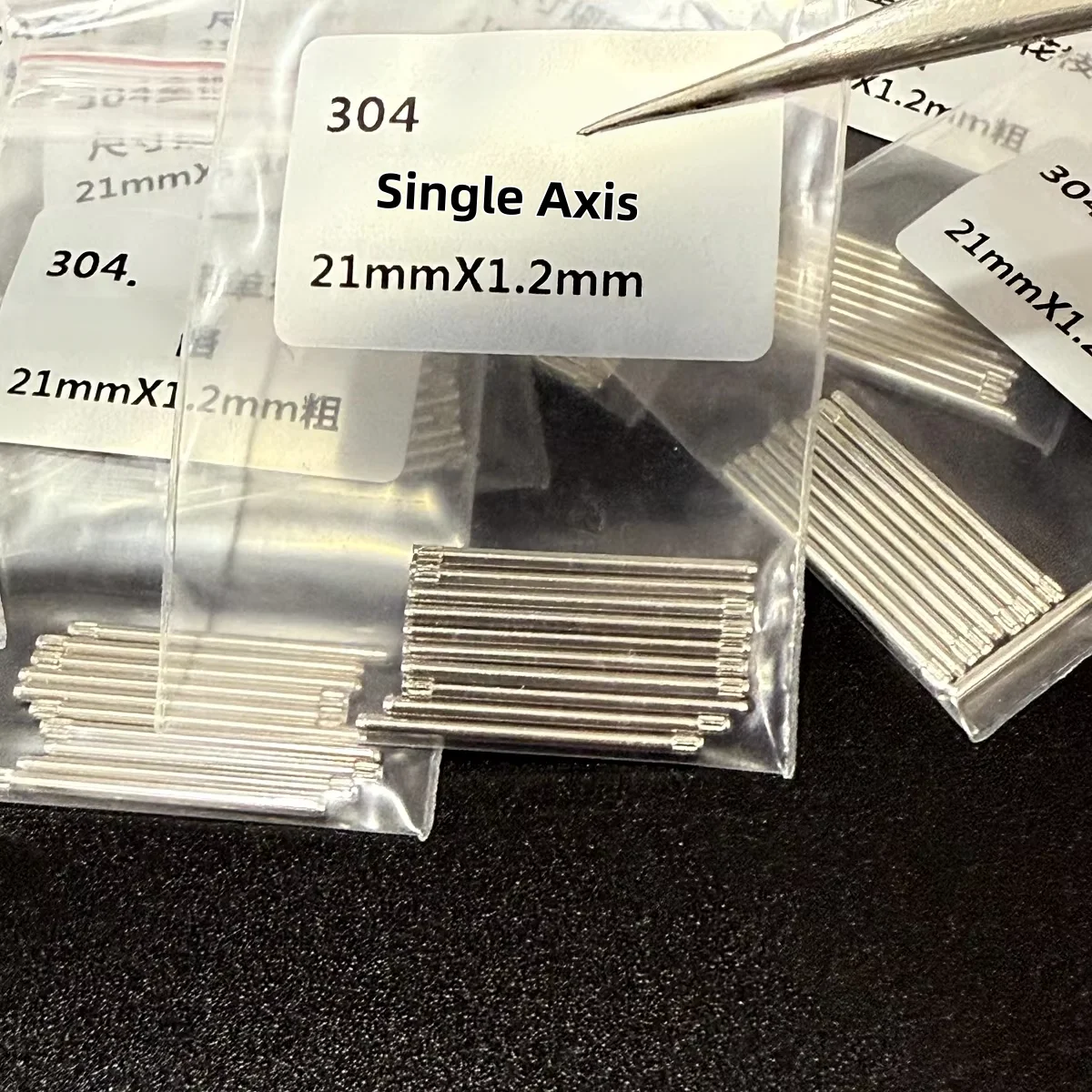 10 Stück/Los 1,0/1,2mm Einachsige Ersatz-Uhrenteile Uhrenarmband-Stift Reibungsstange Uhrenreparatur-Zubehör