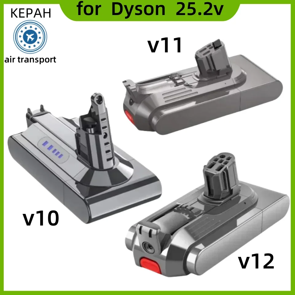 for Dyson 25.2V  V12 Detect Slim Cordless V11 Absolute Extra V11 Absolute V10 Animal V10-SV12  V11-SV15 Battery 25.5V 12800mAh