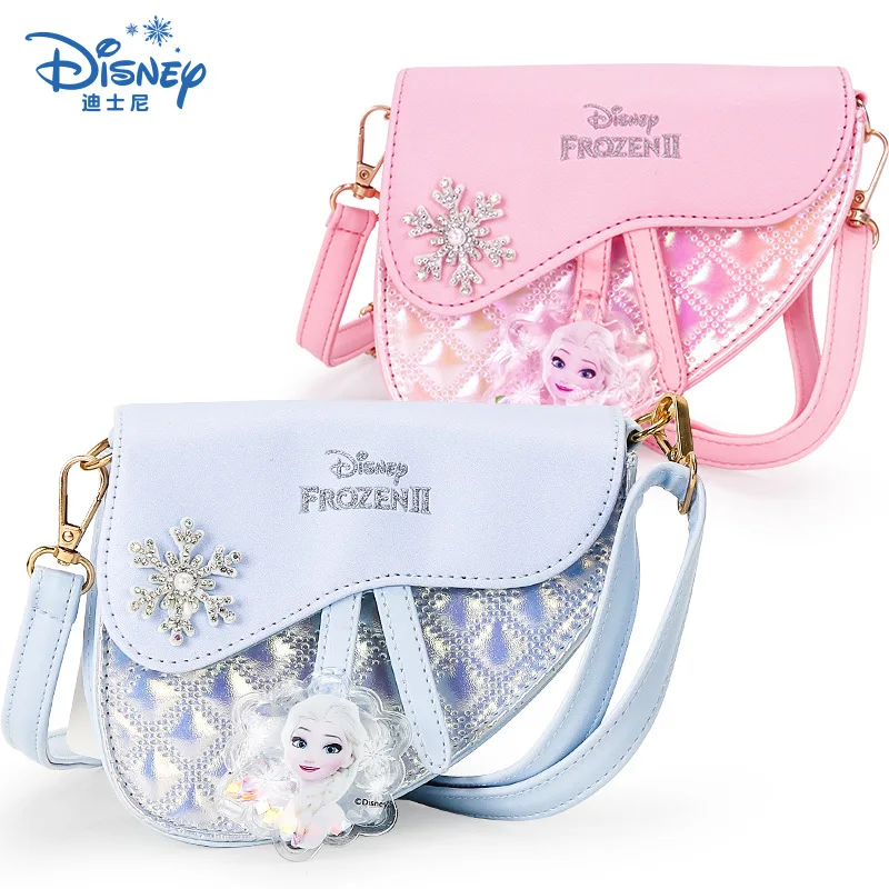 Disney Purses and Handbags Elsa and Anna Shoulder Bag Frozen Crossbody Bags for Girls Cute Cases Korean Fashionable Coin Pouch