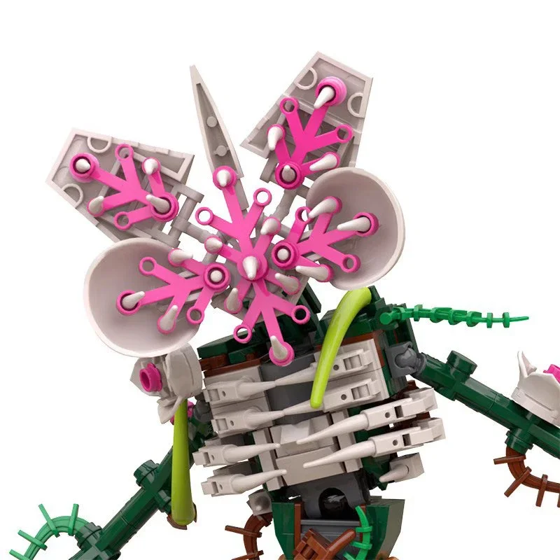 The Moc Model Biological Plant Horror Has Strange Things The Articulated Monster Building Toolkit Is For Adult Collectors