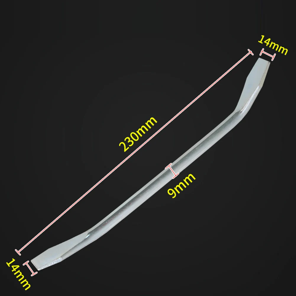 Brake Regulator Removal Tool Carbon Steel Flat Tip Pry Bar For Auto Brake Adjustment 8.97 Inch Garage Workshop Hand Tool