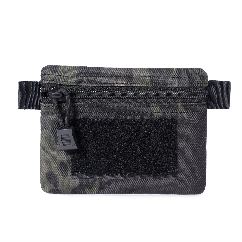 2025 Hip Hop Tactical Techwear Small Bag Camouflage Multifunction Coin Purse Key Earphone Card Holder Bag