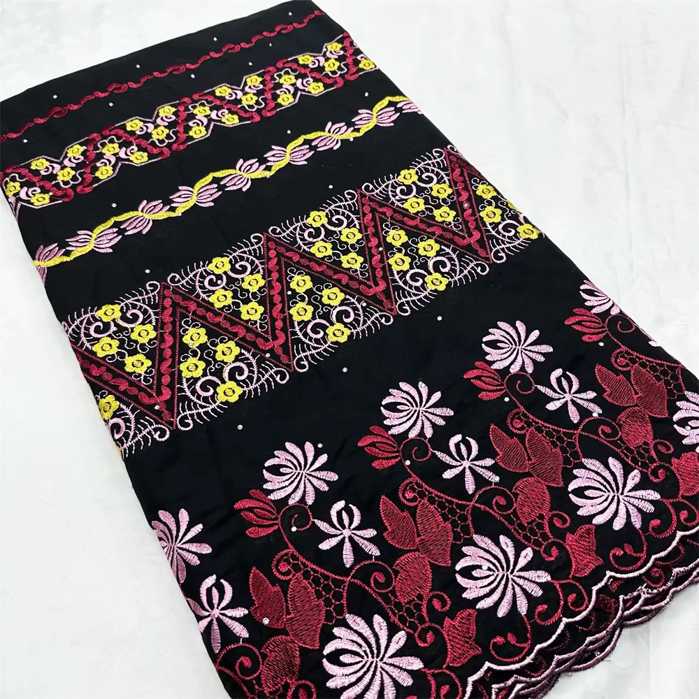 

Swiss Voile Lace Embroidery Soft Layfaya Cotton Nigerian Sewing Fabric Evening Dress High Quality Skin Friendly CT1594