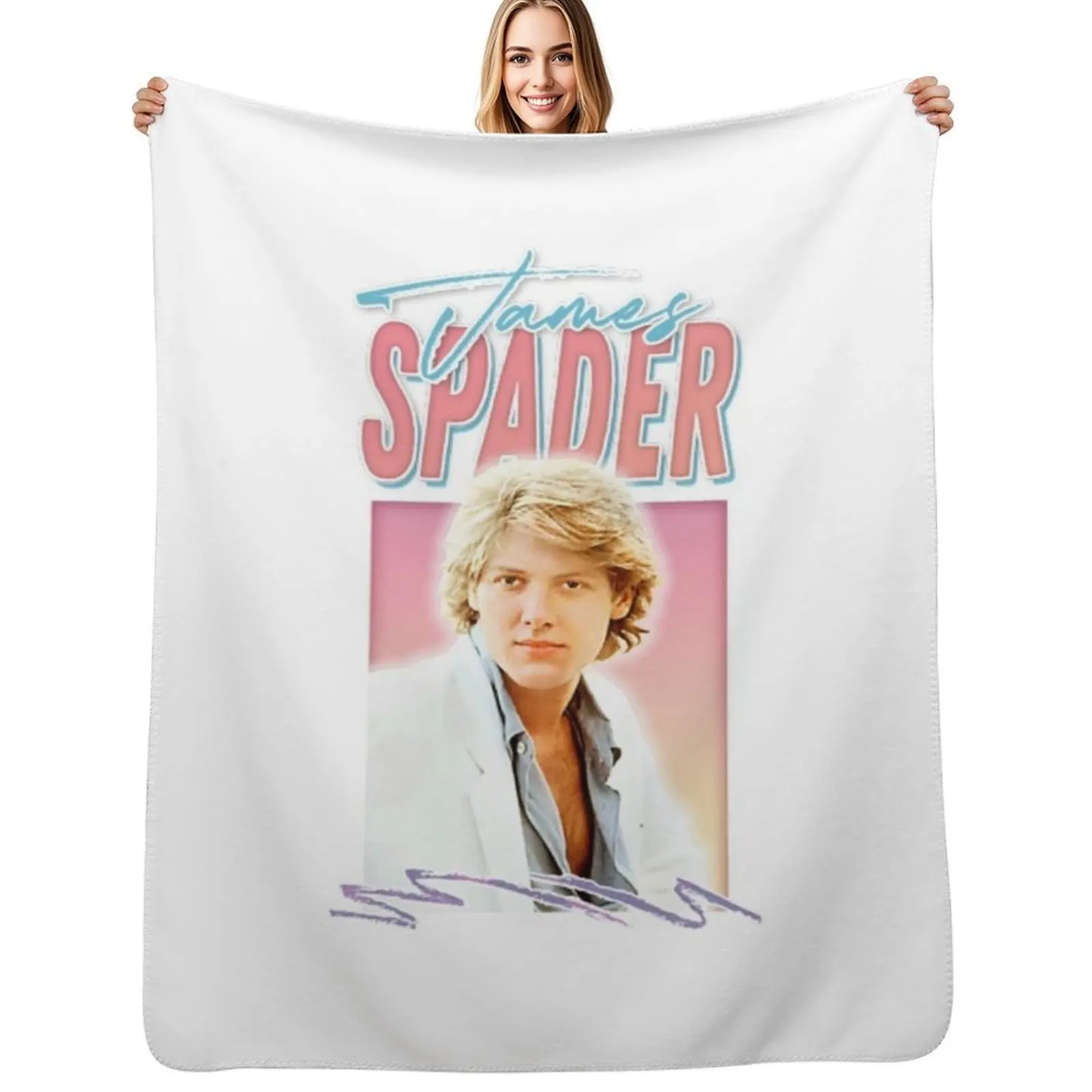 James Spader Throw Blanket Men's Soft Warm Throw Blanket for Couch