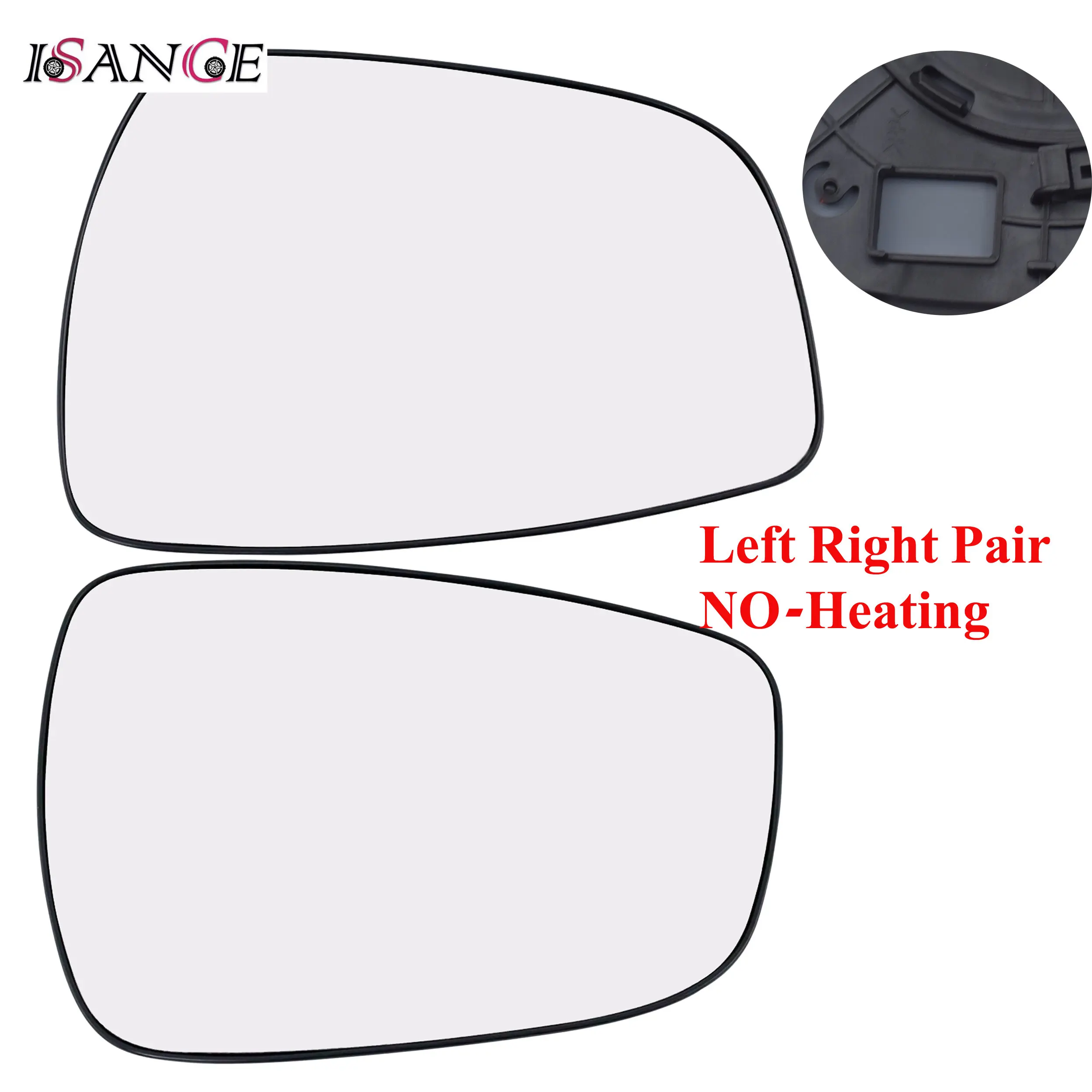 For Hyundai Accent 1.6L & Elantra 1.8L 2.0L Left Right LH RH Driver Passenger Heated Rearview Side Mirror Glass Backing Plate