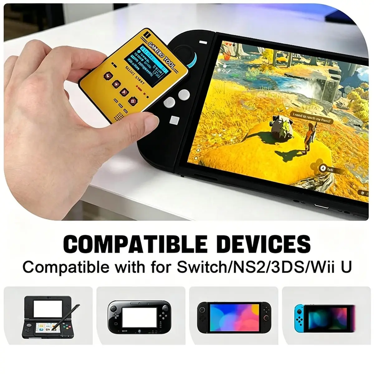 GAMEBO TOOL for NFC OLED Rechargeable Simulator Emulator for Switch for SWITCH2 for for for Kingdom A