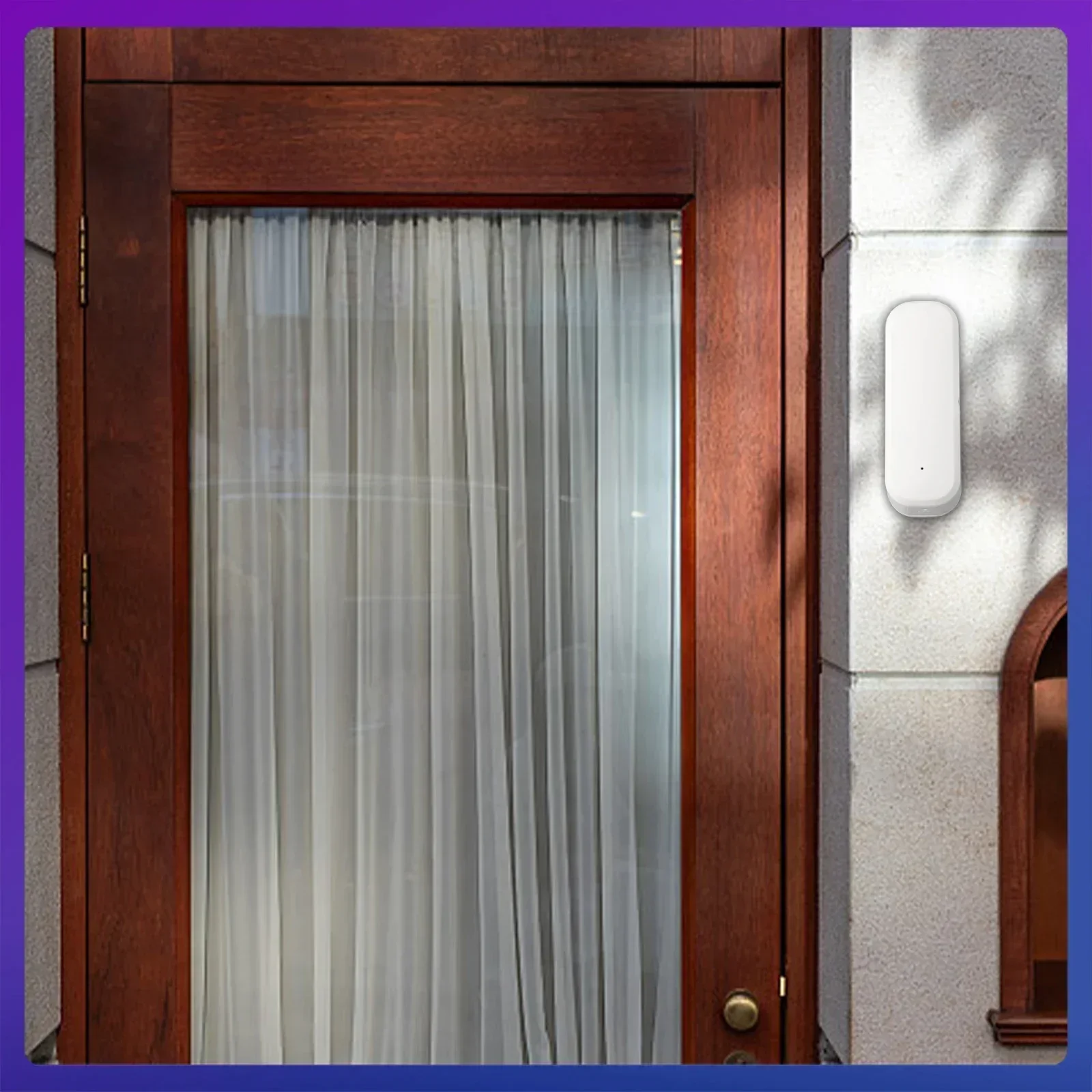 Tuya-Sensor de Porta Anti-Roubo para Casa, Abrir e Fechar Detector, Sensor de Janela, Segurança, Alarme, WiFi, ZigBee