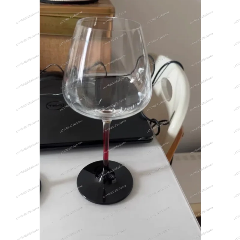 Clear Crystal Wine & Brandy Glasses – European Style Goblet for Home Bar, Dining Table & Entertaining