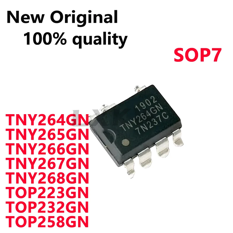 10/PCS New TNY264GN TNY265GN TNY266GN TNY267GN TNY268GN TOP223GN TOP232GN TOP258GN SOP7 Liquid crystal power management chip