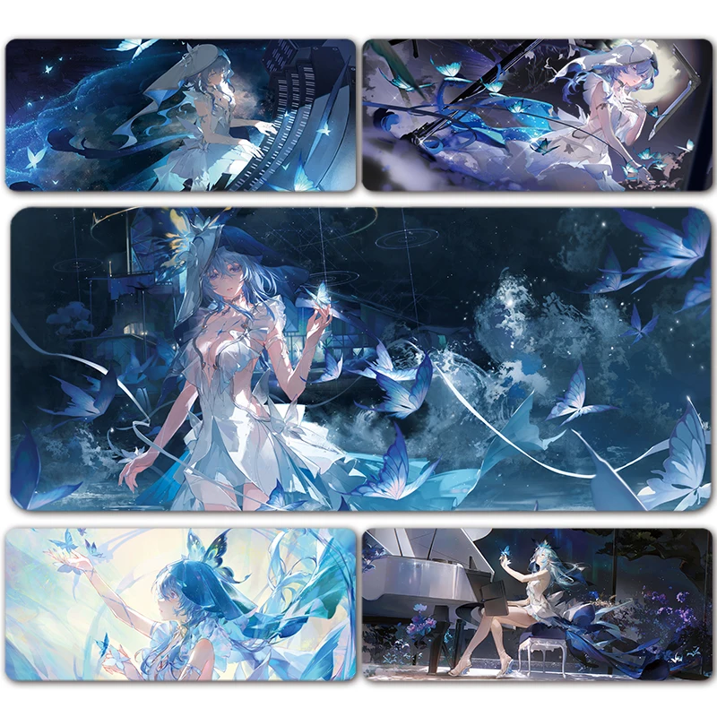

Anime Girls Gamer Wuthering Waves WuWa The Shorekeeper XXL Large Mouse Pad Non-slip Keyboard Desk Mat Mousepad