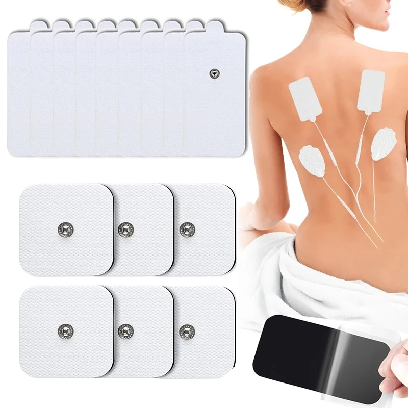 10/20 PCS Selbstklebende Vliesstoff Ersatz Zehn Elektroden Pads Ems Muskelstimulator Massagegerät Gel Aufkleber Wiederverwendbar