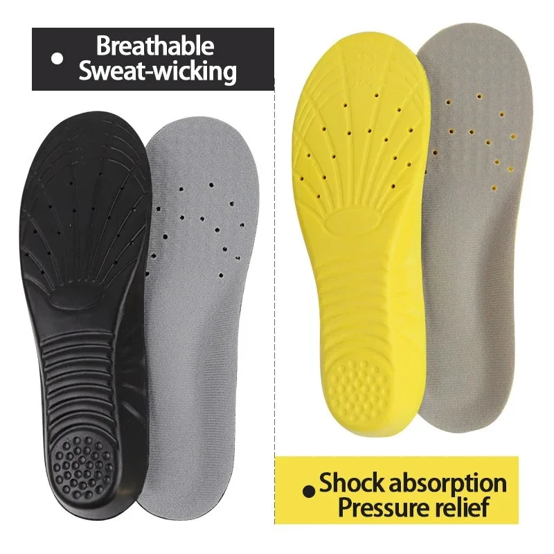 Breathable and Sweat-absorbing Sports Insole Men and Women's Elasticity Shock-absorbing Basketball Insoles Arch Support Insoles