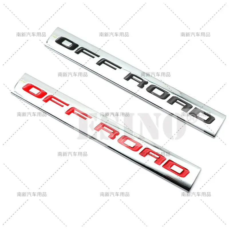 Car Styling 3D Universal Off Road Metal Alloy Adhesive Emblem Rear Trunk Badge Fender Sticker Body Decal for Off-road Vehicles