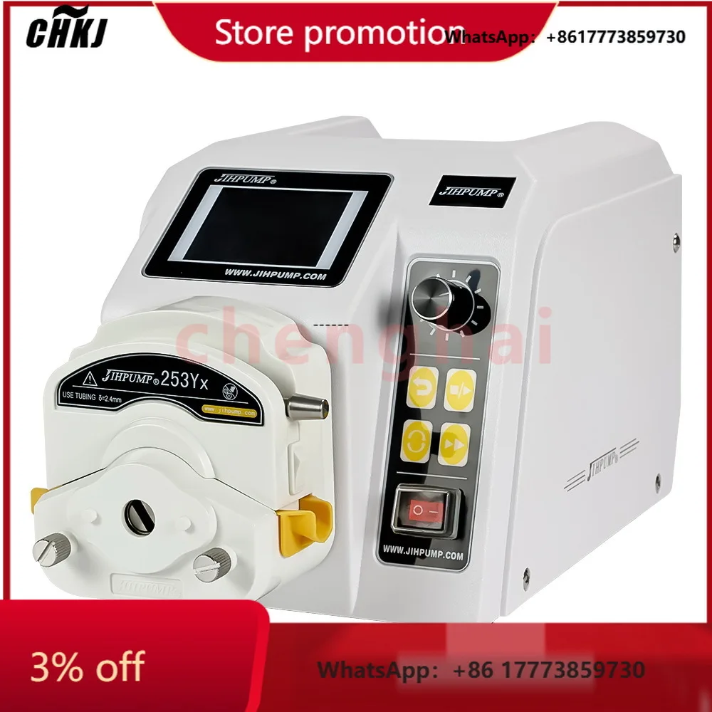 

CHKJ-2025NEWJIHPUMP Peristaltic Pump High Precision Soap Dispenser Pump with LCD Display BT-CA Series Complete Pump System Step