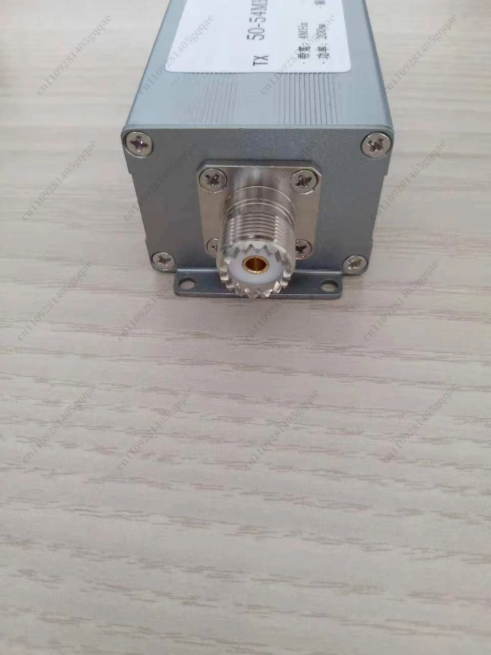 50MHz To 54MHz Bandpass Filter BPF 100 Watt Power Capacity M Base Interface Suitable for 6 Meter Band Communication Systems