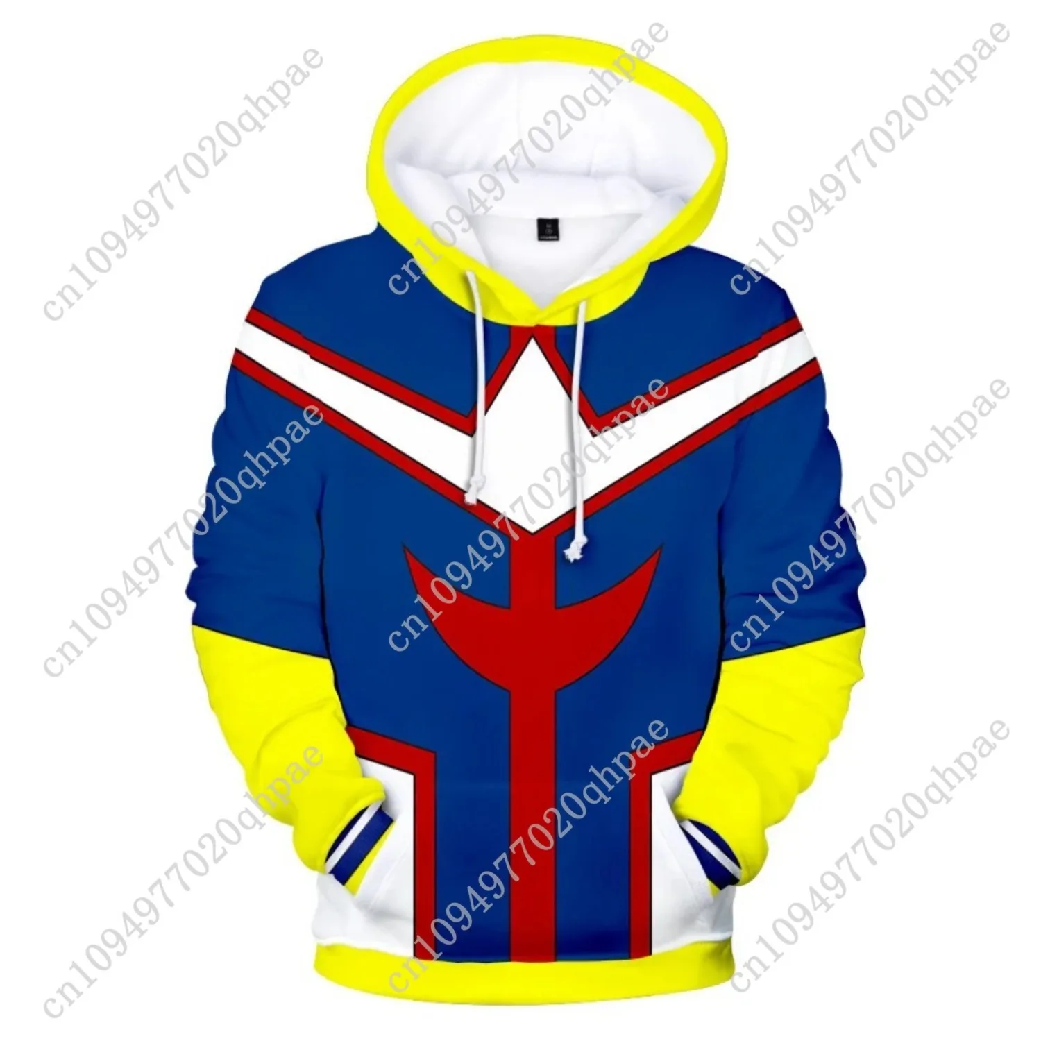 بطلي الأكاديمية Midoriya Izuku كل مايت تأثيري حلي زي مدرسي Boku No Hero Academia ثلاثية الأبعاد طباعة رجالي هوديس بلوزات