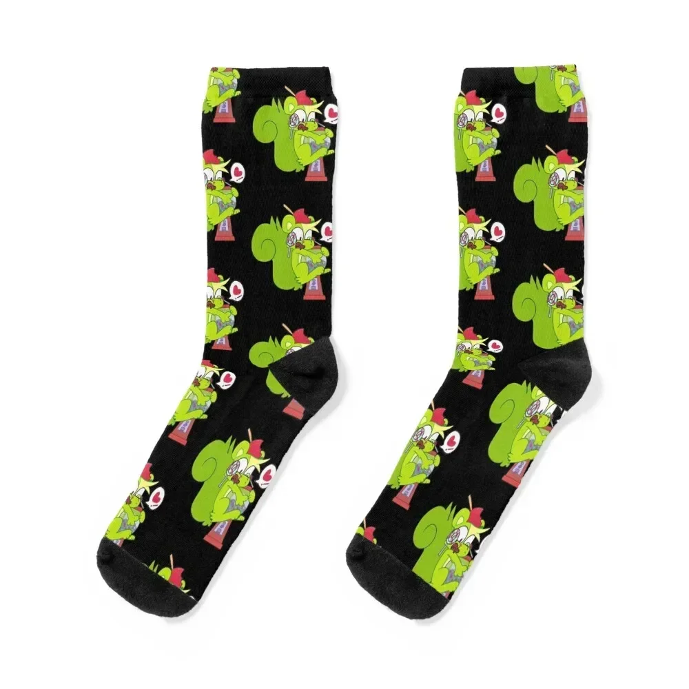 Nutty - Happy Tree Friends Socks halloween warm winter Designer Man Socks Women's