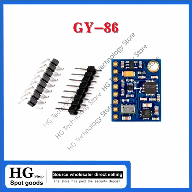 

GY-86 10DOF MS5611 HMC5883L MPU6050 Flight control MWC module Flight control sensor module