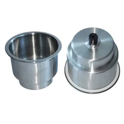 Stainless Steel 304 Cup Drink Holder Can Bottle Holder Stand Kayak Boat Stainless Steel Silver Cup Holder Accessories