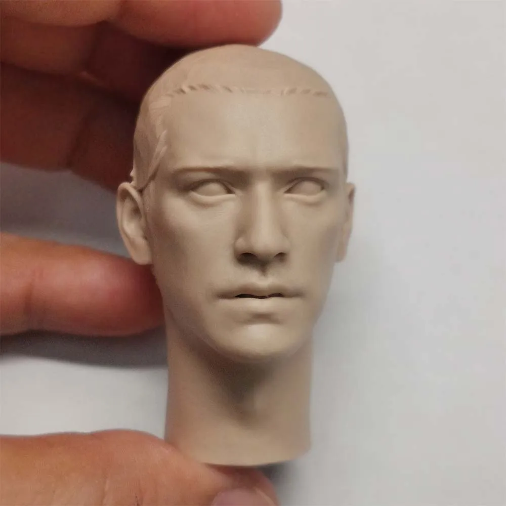 

1/6 Male Soldier Takeshi Kaneshi Unpainted Head Carving Hair Planting Special Use Model Fit 12'' Action Figure Body In Stock