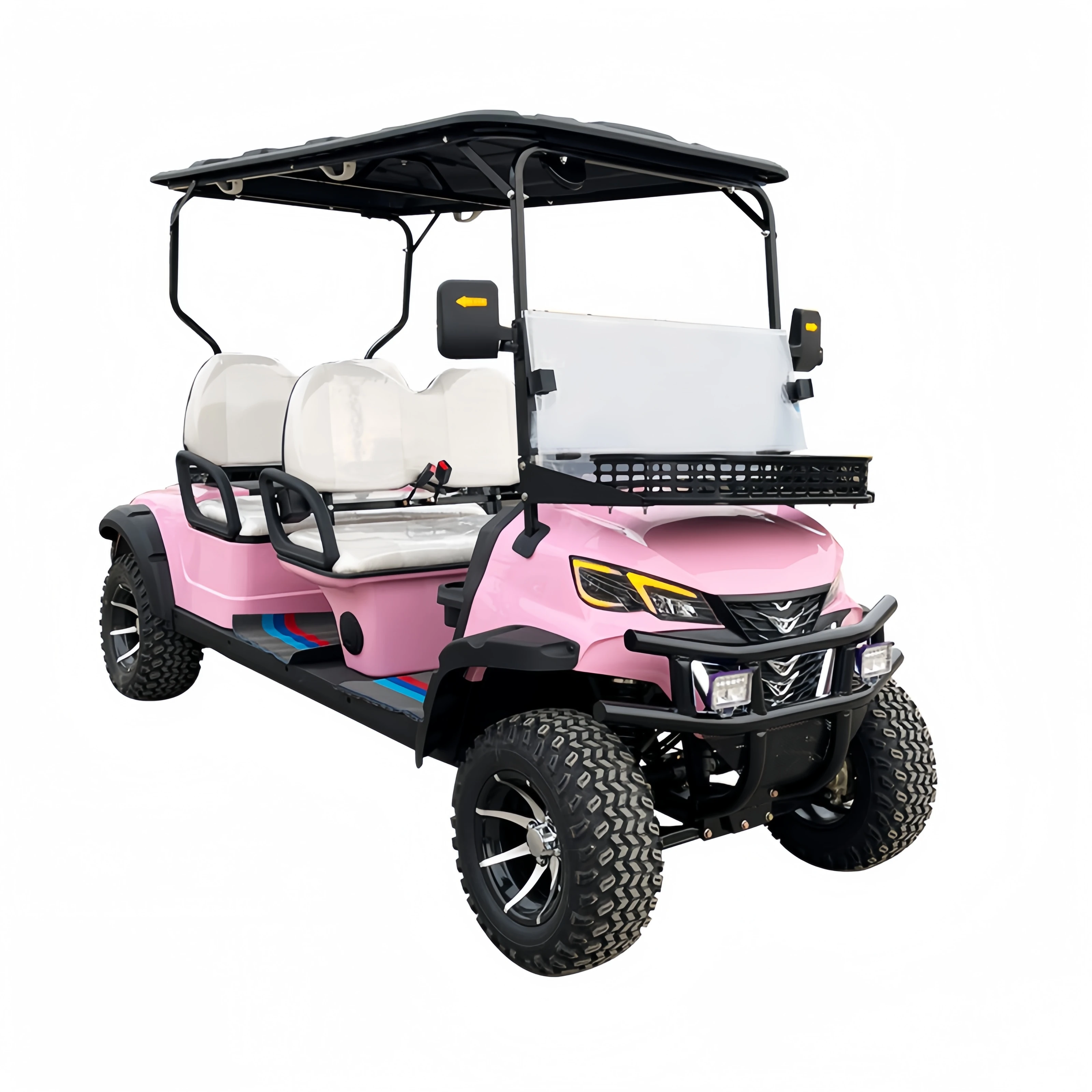 Wholesale Price 4 Seaters Golf Cart 4 Wheel Cheap Price Club Car Buggy Electric Golf Carts