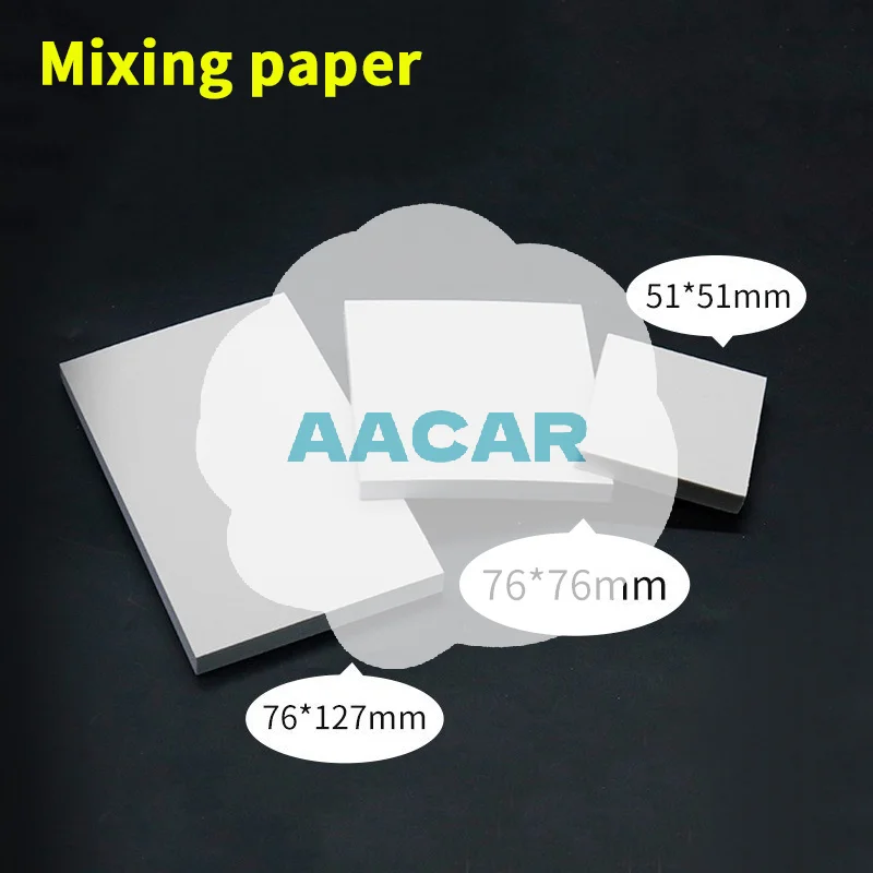 

50Sheets/Pack Dental Disposable Mixing Double Faced Paper Denture Laboratory Cement Powder Pad Dentistry Tools L/M/S Size