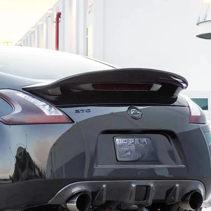 Suitable For Nissan 370Z Carbon Fiber Modification Pressure Tail AJT Ducktail Z34 Fixed Wind Wing, Non-destructive Installation