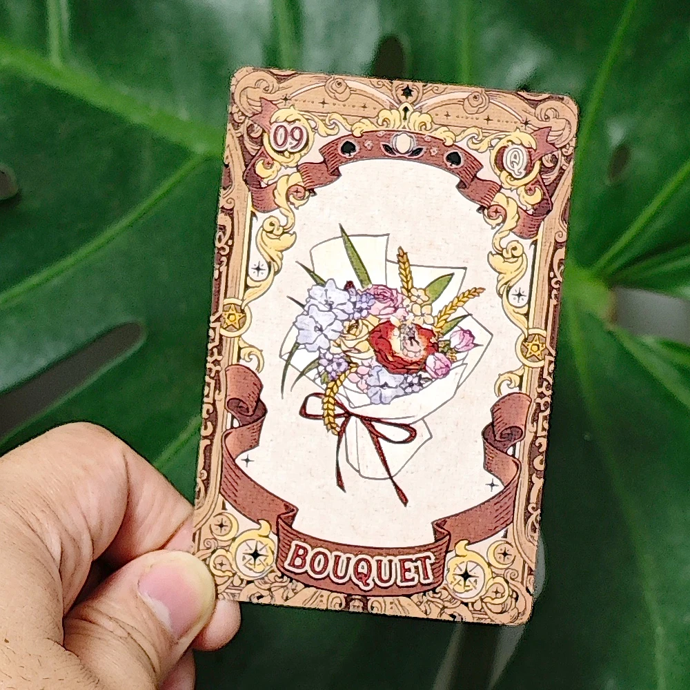 Baraja Lenormand de sueño de cuento de hadas, 10x6cm, 42 Uds., tarjetas Lenormand de dibujos animados del sistema Rana