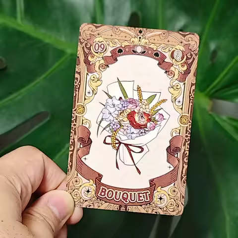 Fairy Tale Dream Lenormand Deck 10*6cm, 42 Pcs Rana System Cartoon Lenormand Cards