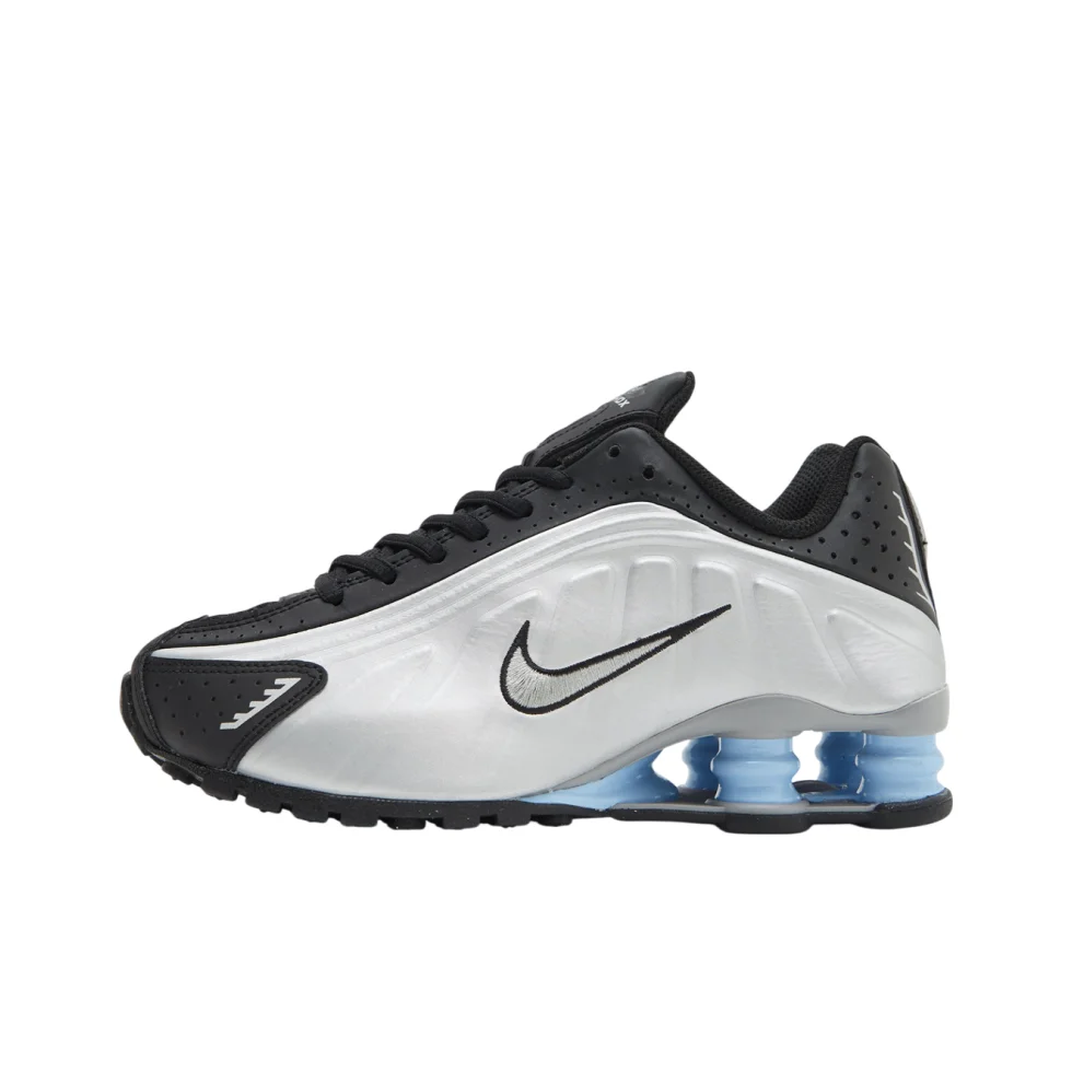 

Nike Shox R4 Metallic Silver Black Psychic Blue HQ1988-004