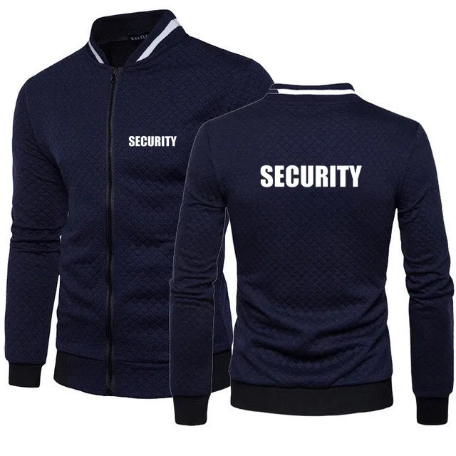 Spring and Autumn Men\'s Security Outdoor Casual Fashion Zipper Jacket Coat