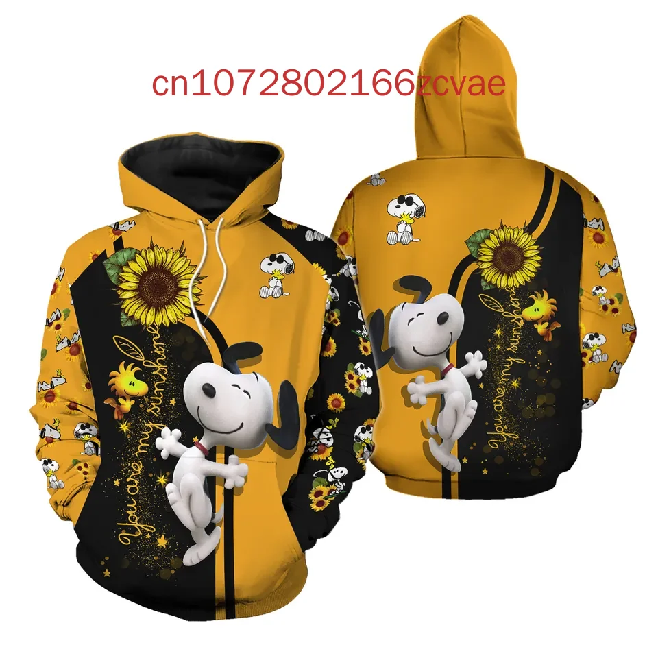 New Snoopy Hoodies 3D Printed Casual Street Fashion Men's and Women's Children's Hoodies