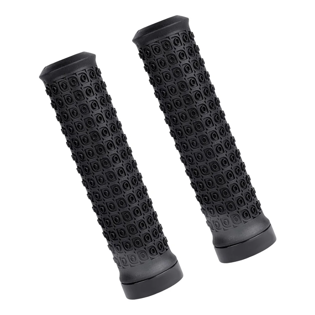 

1Pair Anti-Slip Bike Handlebar Grips Rubber Cycling Handle Bar Cover Shock Absorbing Ergonomic Design Easy Install