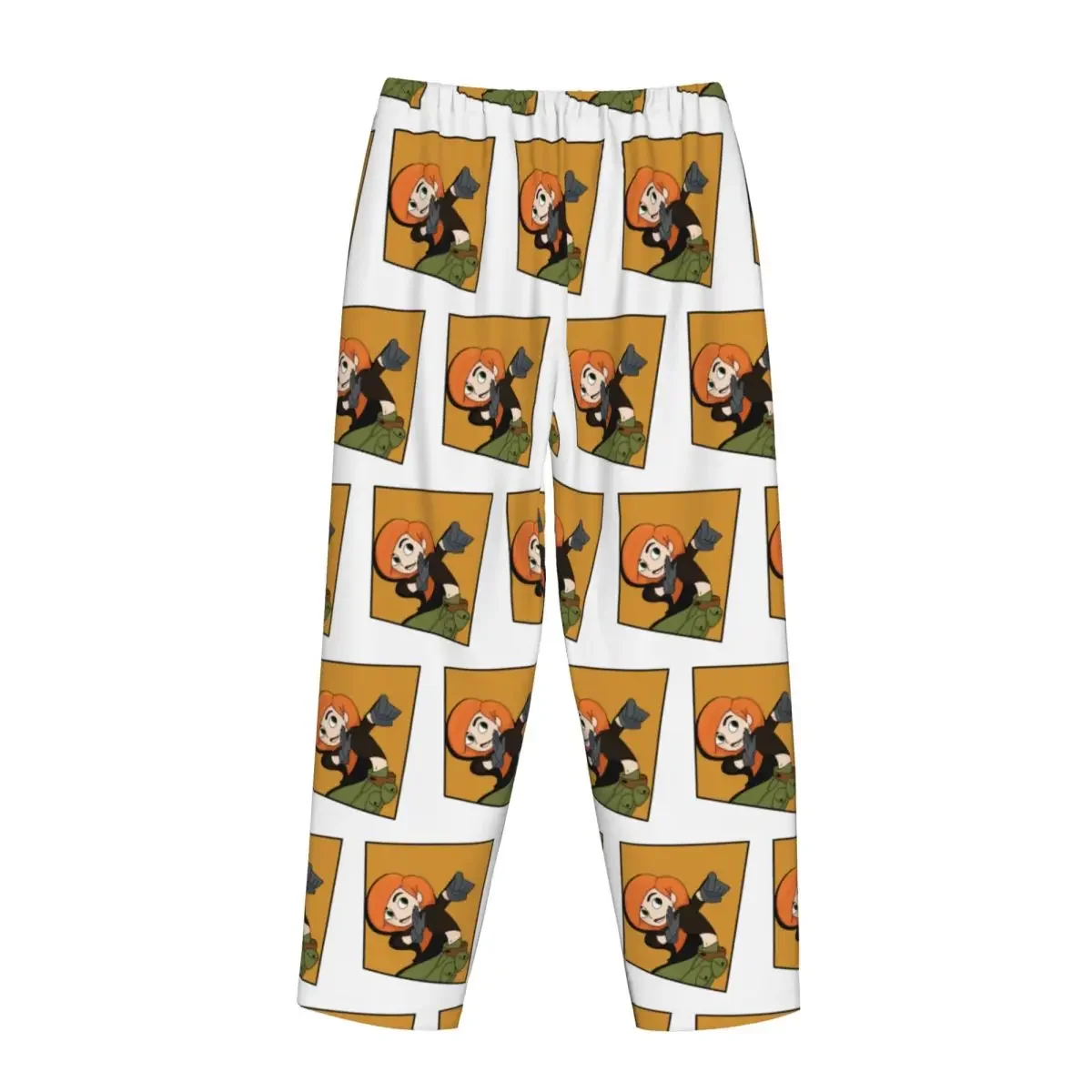 Custom Kim Possible - Comic Panel Style Women Pajama Pants Lounge Sleep Sleepwear Bottoms with Pockets
