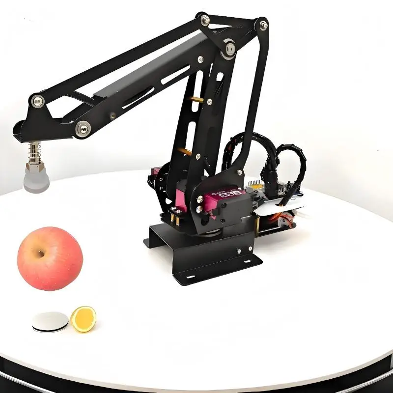 500g Payload 4 Dof Mechanical Robot Arm with Suction Cups Suction Pump ABB Industry Manipulator with Digital Servo Controller
