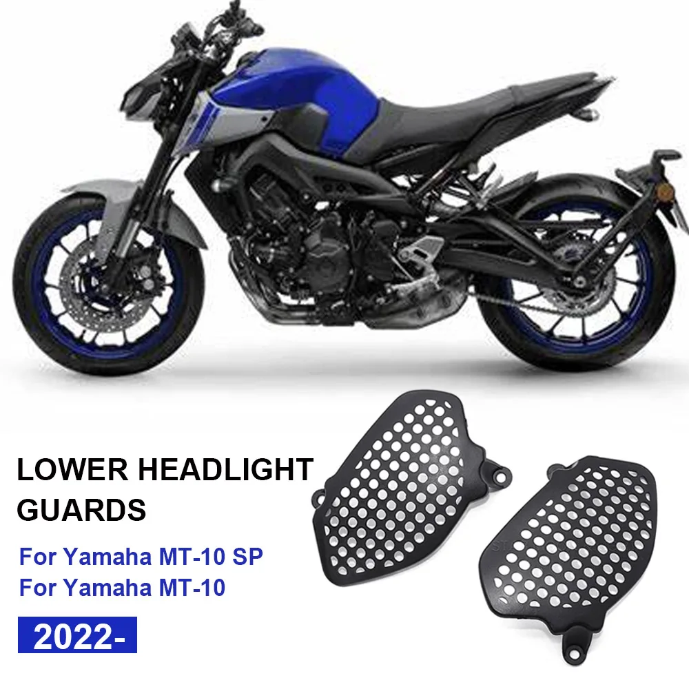 For YAMAHA MT-10 MT10 MT 10 SP 2022- Headlight Protector Light Cover Protective Guard Headlight Guards Motorcycle Accessories
