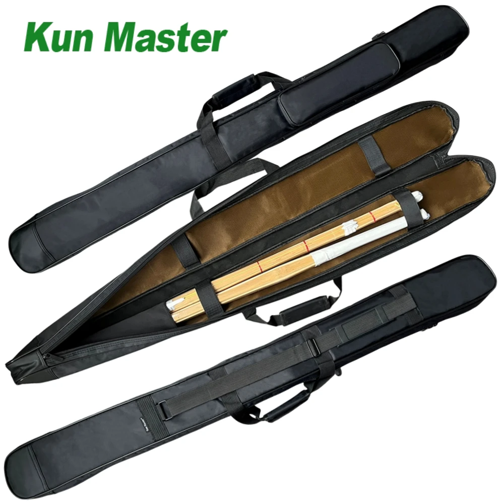 Sword Bag Double Sword Bags Oxford Fabric Leather Kendo Aikido Iaido Laiers Single Lay Tai Chi Sword Bag