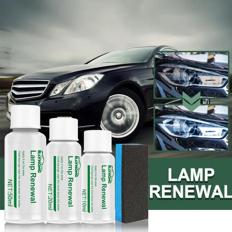 

Headlight Repair Polish Car Headlight Restoration Kit Scratch Remover Universal Scratch Restoring UV Protection Light Cleaner