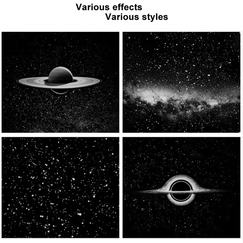 USB автомобильный атмосферный проектор, освещение салона автомобиля, окружающий свет, светодиодный звездный свет, декор для вечеринки, романтический Сатурн, галактика, свет