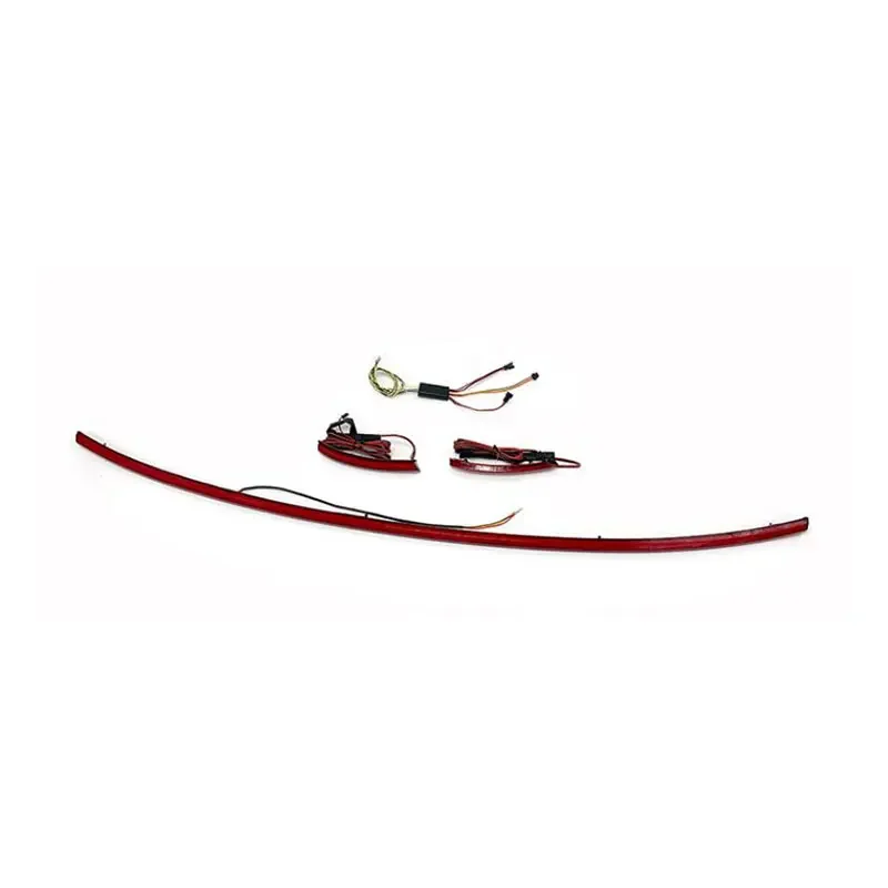 لأودي A6L من خلال نوع أضواء خلفية A6 2019-2021 ترقية C8 دليل بصري LED الديناميكي المتدفق ضوء الذيل مصباح اكسسوارات السيارات