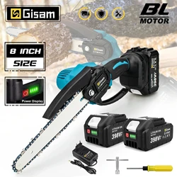 G nto 8 inch borstelloze elektrische zaag draadloze kettingzaag handheld tuin houtkap kettingzaag elektrisch gereedschap voor Makita 18V batterij