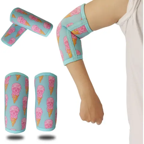 Neoprene elbow pads for weifghtlifting,Powerlifting elbow protection,7mm gym elbow sleeve,strength training