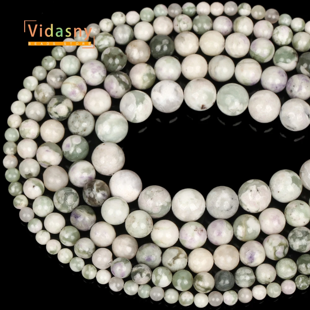 4/6/8/10mm Natursteinperlen Chalcedon Runde Perlen für Schmuckherstellung Runde lose DIY-Accessoires Armband Halskette – Detail 5