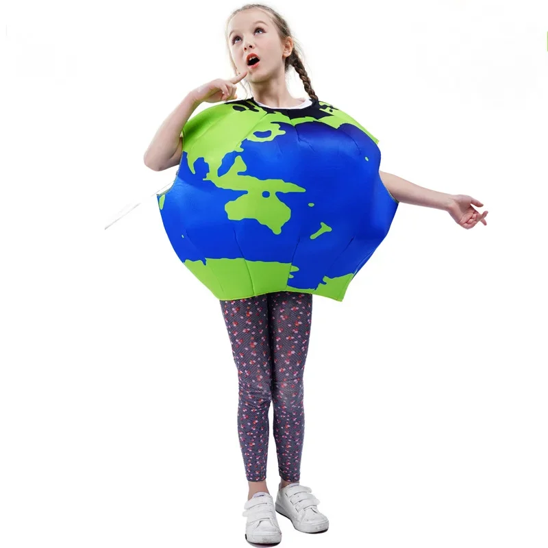 Halloween Purim Cosplay Costume Globe Play Costume Boy Girl Jumpsuit Holiday Party Funny Clothes Anime Dress New