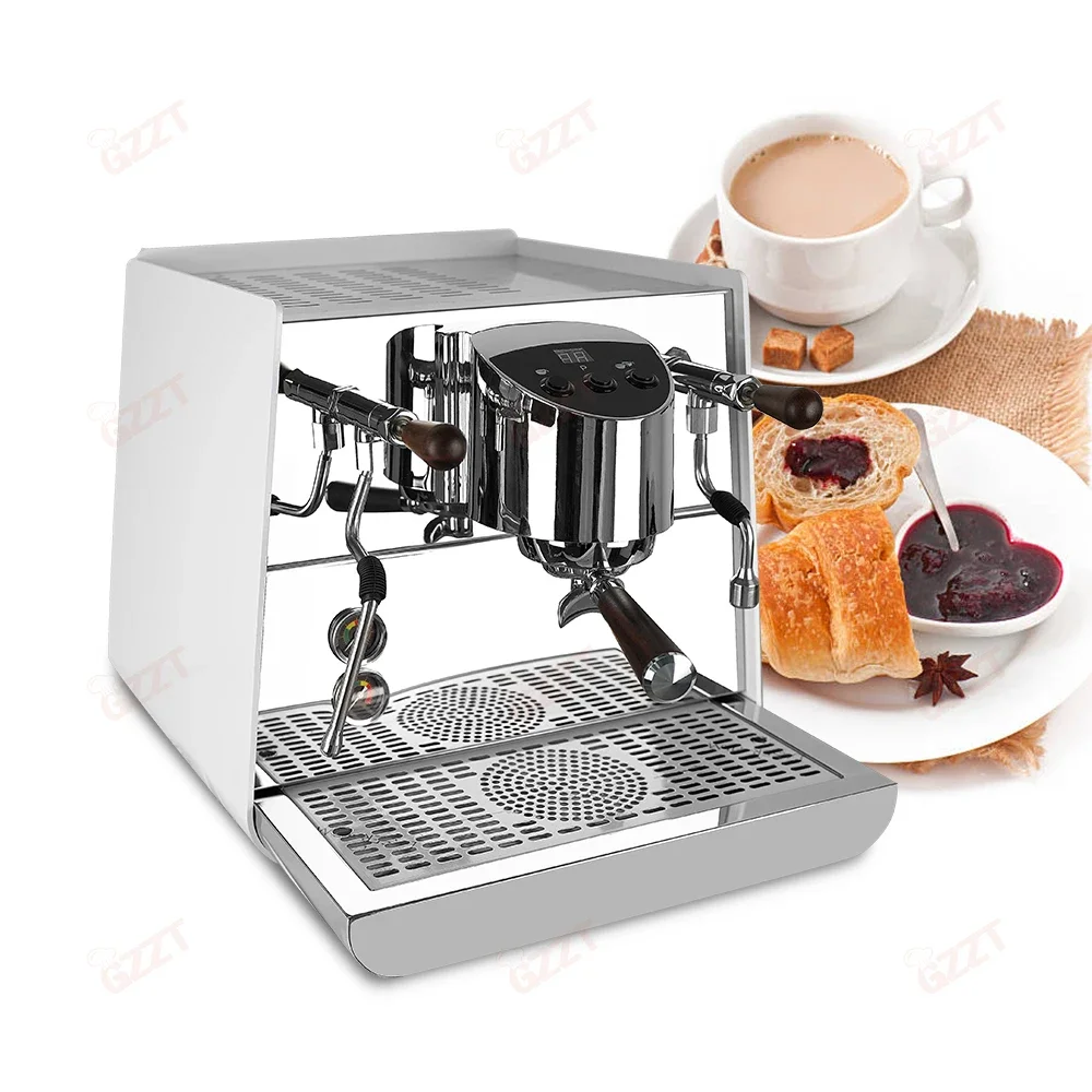 

Rotary pump Espresso Machine with Dual Heating System Advanced Latte System Hot Water Spout for Americano Coffee or Tea