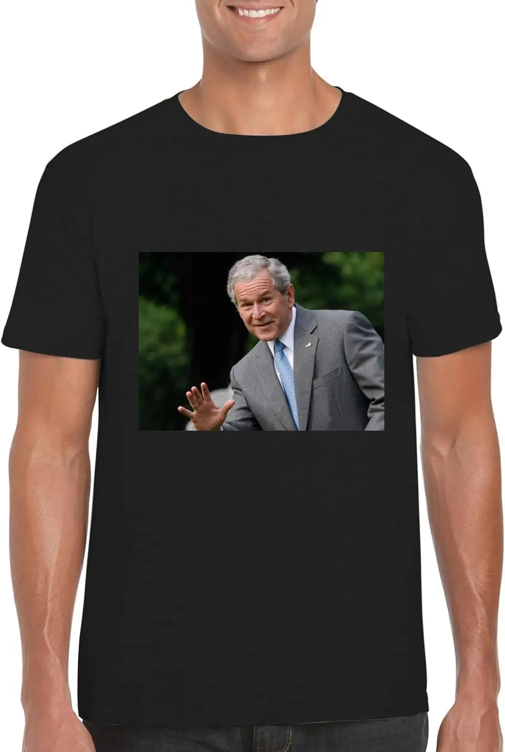 George Bush - Camiseta masculina com gola redonda FCA # FCAG 340000