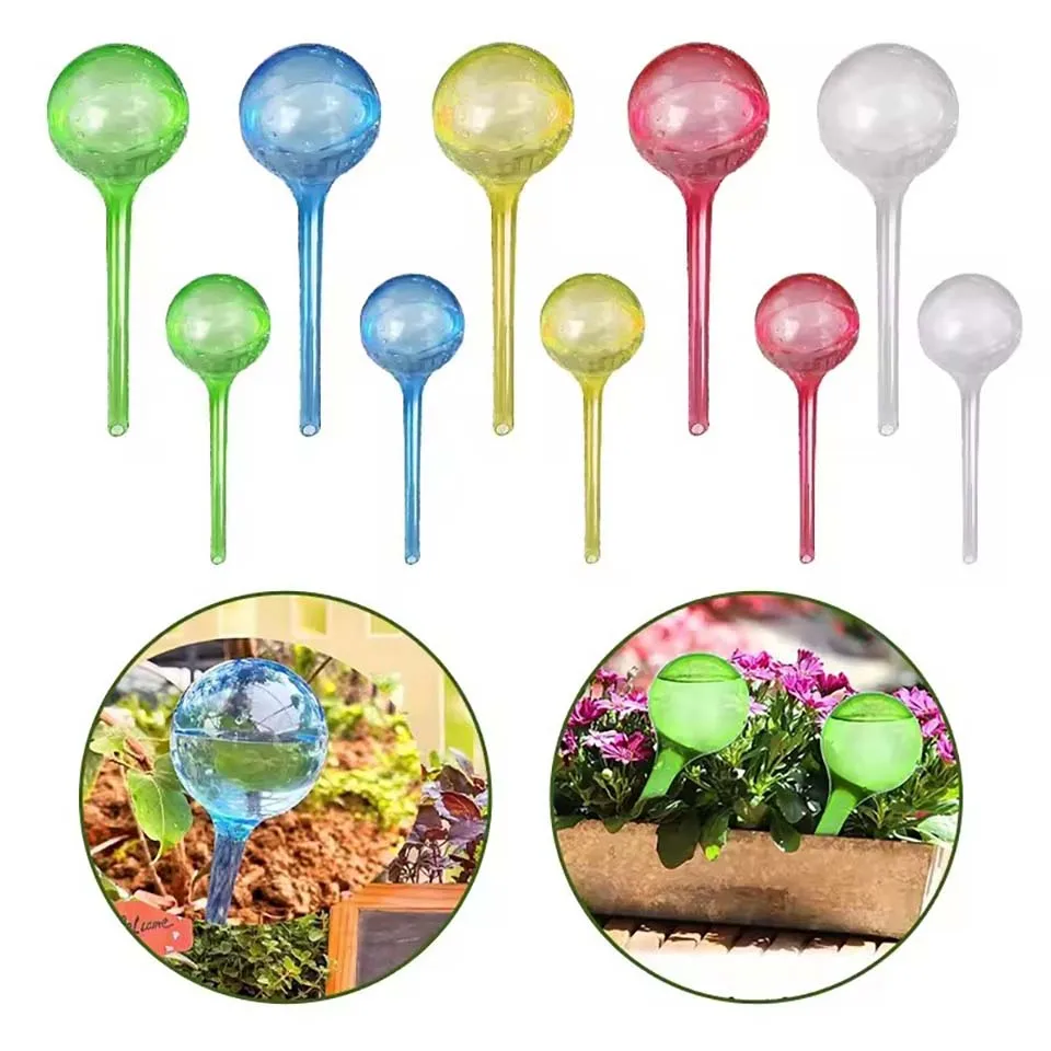 5/10Pcs Plant Watering Bulbs Automatic Self-Watering Globes Plastic Balls Garden Water Device Watering Bulbs For Plant Promotion