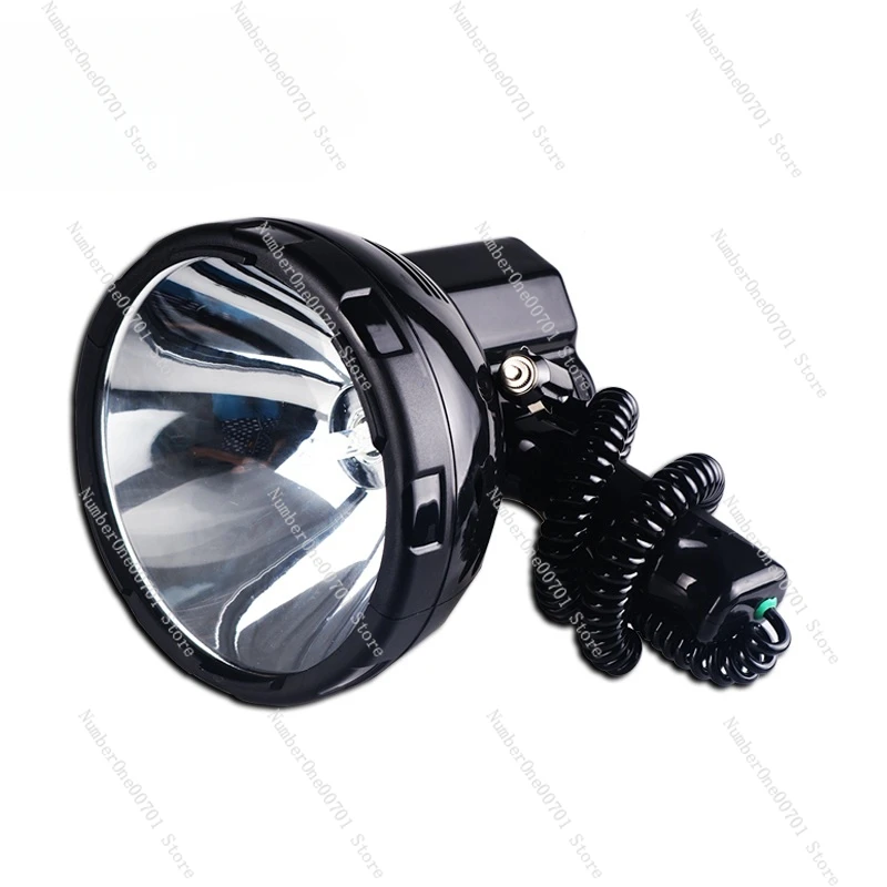 100W Handheld Waterproof Xenon Searchlight 24V Outdoor Marine 12V Strong Light Long Distance HID Car Flashlight